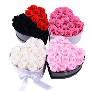 Wholesale Wholesale Price preserved roses Classic Heartshape Box Flower from china suppliers