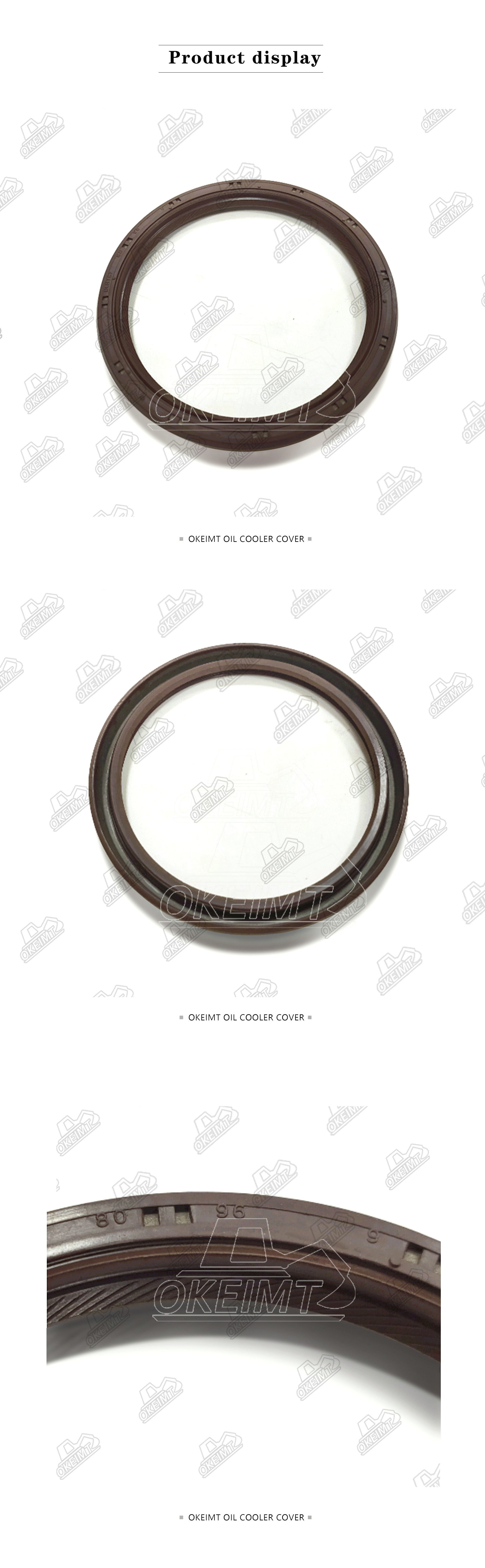 4LE2 Engine Parts Of Isuzu Rear Front Crankshaft Oil Seal 80-96-9-XL-SK-WSL