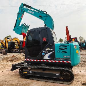 Wholesale Japan Original Construction Used Kobelco Excavators Used Sk75 Kobelco 7 Ton Small from china suppliers