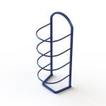 One Side 4 Tiers Flooring Display Stand for Bathroom Sinks