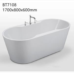 Wholesale Sanitary Ware Indoor Jacuzzi Freestanding Bathtub Stand Slone Bath Tubs from china suppliers