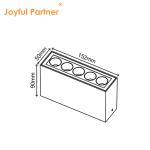 Surface Mounted Downlight Outdoor Waterproof IP65 10W Ceiling Spotlight Down