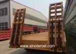 Cargo Semi Low Bed Heavy Duty Semi Lowbed Trailer JOST 3.5 Kingpin