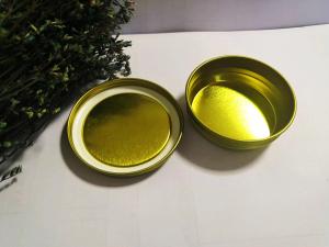 Wholesale 0.28mm Food Grade Tinplate Caviar Packaging Vacuum Empty Can 50g from china suppliers