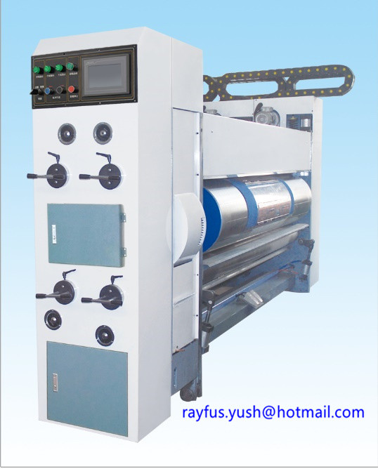 High Speed Flexo Printing Machine For Corrugated Carton Lead Edge Feeding