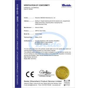 Shenzhen Xiboman Electronics Co., Ltd. Certifications