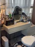 Hotel Modern Dressing Table Storage Bin Cabinet Makeup Vanity Table