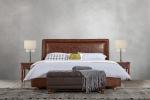 2017 new design of Leather / Fabric American style Bedroon furniture Upholstered