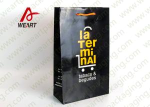 Wholesale Eco Friendly Yellow Art Paper Bags Customized Size Storage Used from china suppliers