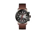 Genuine Leather Strap Male Timepieces Stainless Steel Back Watch