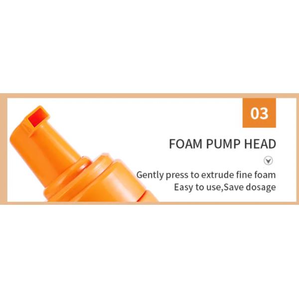 150ml 200ml Pet Pump Bottle Cosmetic Packaging Foaming Face Wash Bottle