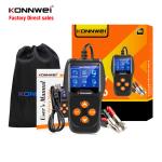 CE FCC Konnwei KW600 Motorcycle Car Battery Tester For Lead Acid Batteries