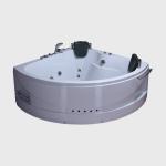 6 Person Square Outdoor Hot Oversized Jacuzzi Tub 55 Inch Bath Tub For Garden