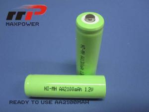 Wholesale Ready charging nimh Rechargeable Battery 1.2V AA2100mAh CE UL from china suppliers