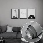 Household 0.6m*200m Plain Navy Blue Wallpaper Modern Plain Off White Wallpaper