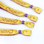 RFID Polyester Woven Wristband for Evening/Party/Festival and Gift ,wristband