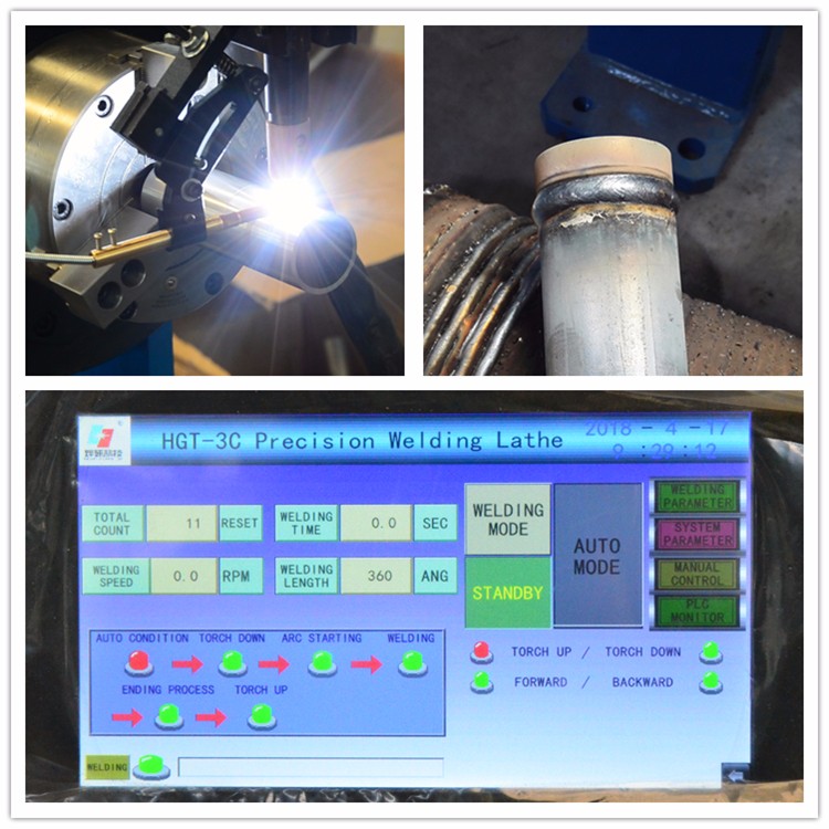 Precision Automatic Welding Equipment Welding Lathe Metal Ball Arc Welders Customized