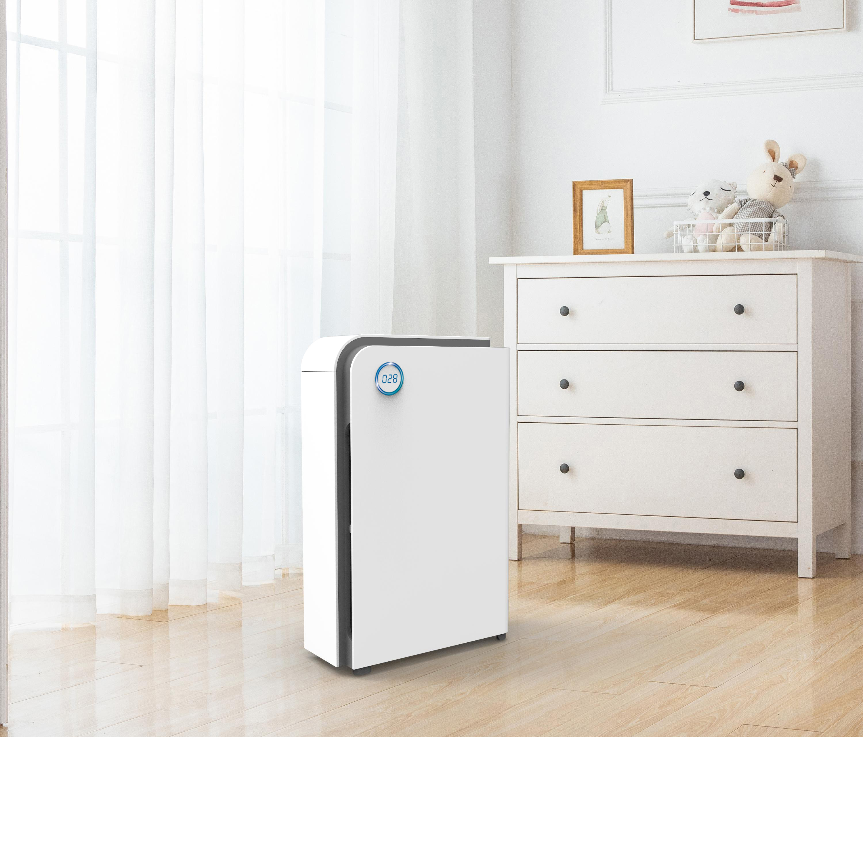 180 CFM UV Hepa Air Purifier 310m3/h 20dB Low Noise PM2.5 Sensor