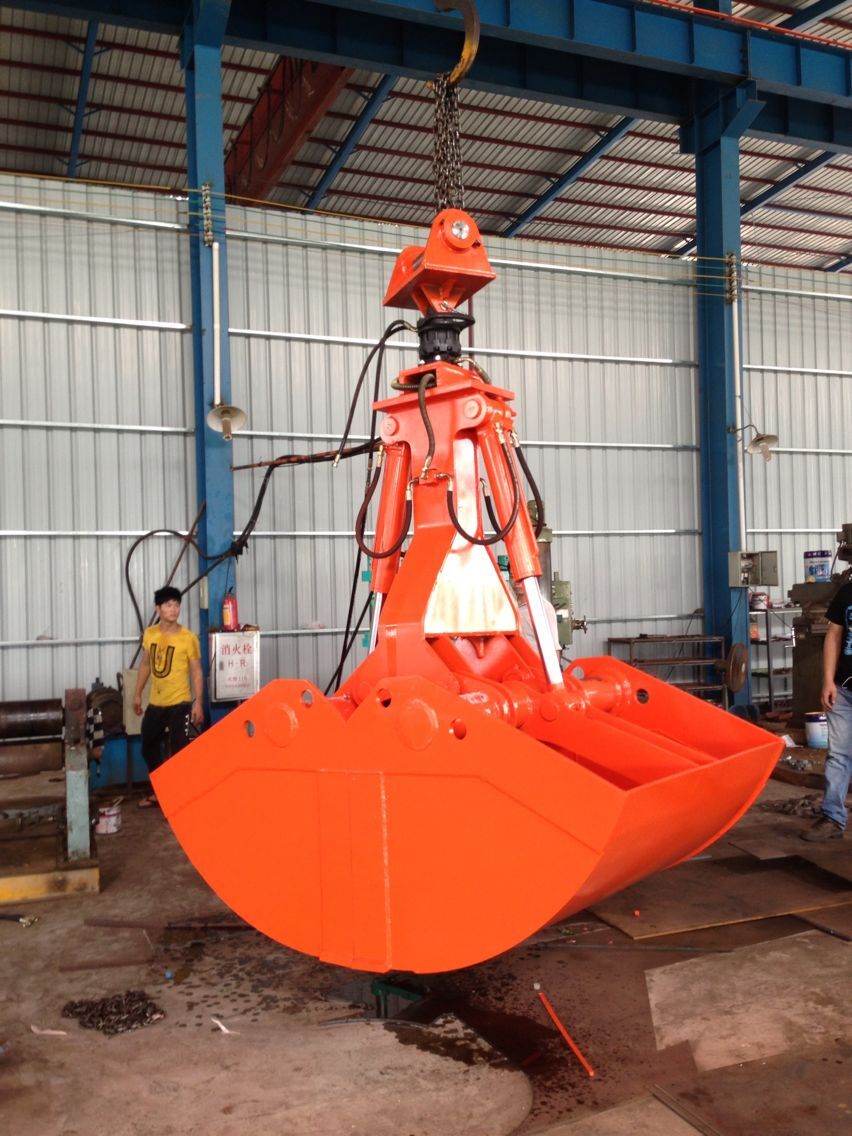 35tonne Digger Excavator Grab Clamshell Bucket Capacity 3cbm for Height Range 0-1000mm