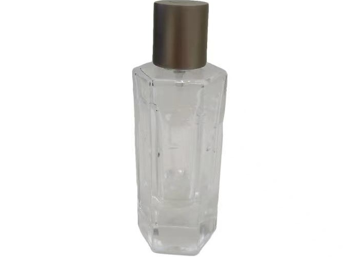 Customized Round Shaped Metal Perfume Bottle Cap With Perfume Glass Bottle