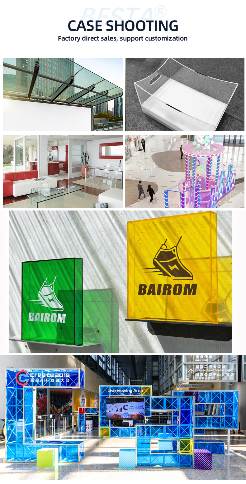 3mm 4x8 Plastic Flim Double Sided Acrylic Mirror Sheet RoHS Approval