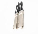Black IEEE 802.3ba SFF 8436 QSFP+ 40G DAC SAS Cable