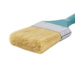 Flat Wide Natural Bristle Paint Brush 57-64mm Length Out Stainless Iron / Steel