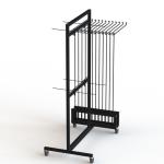 Advertising Sign Flag Metal Display Stand 12 Yard Floor Standing