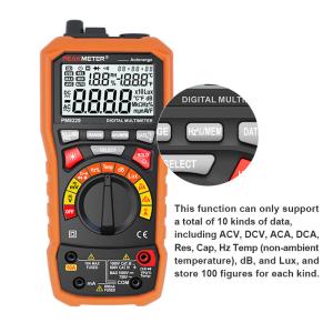 Wholesale Small Multimeter Instrument 10MHz Max Frequency Data Hold 200MΩ Max Resistance from china suppliers