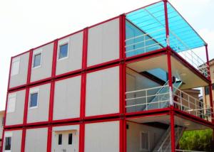 Wholesale Warm Cool Steel Container Houses , Metal Container Houses With Air Conditioner from china suppliers