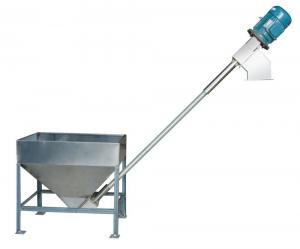 Wholesale Screw Auger Conveyor Grain Elevator With Hopper Flour 2.5KW 114mm Auxiliary Equipment from china suppliers