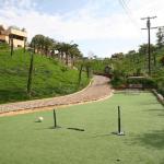 48mm Leisure Landscape Artificial Green Fake Turf High Density High Dtex Low