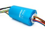 Through Bore Electrical Rotary Union Slip Ring Rotating Connector 25.4mm 10A