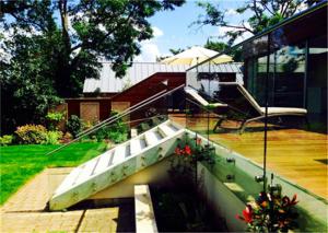 Wholesale Side Mounted Glass Balustrade , Standoff Glass Railing System For Outdoor from china suppliers