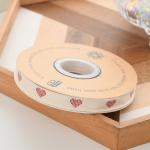 13mm Wholesale Logo Cotton Ribbon Literary Style Flower Packaging Gift Box