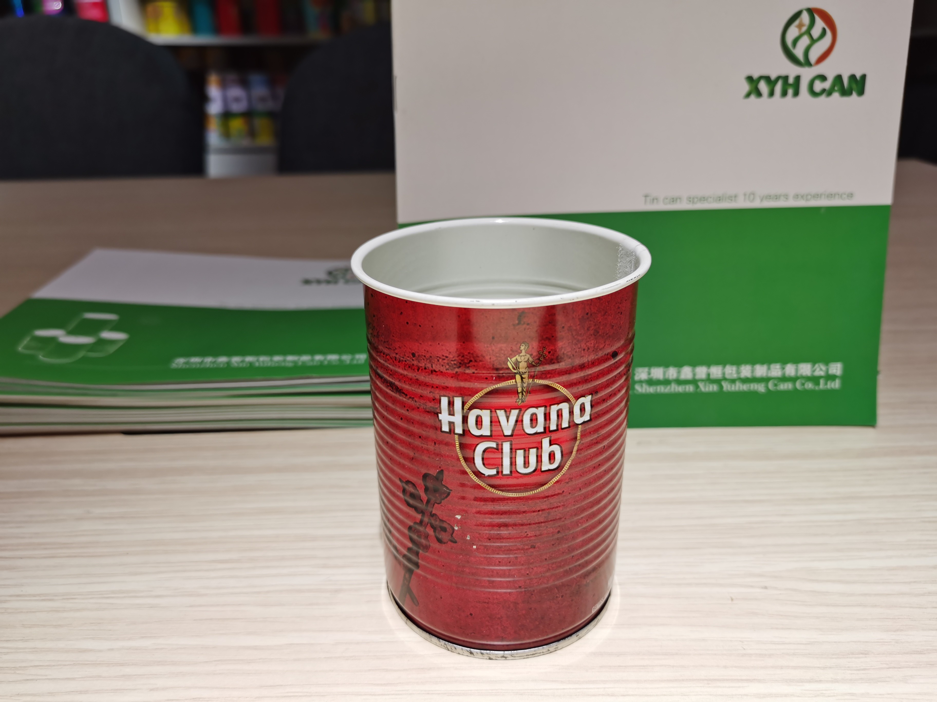 330ml CMYK 0.18mm Thickness Alcohol Tin Can For Whisky