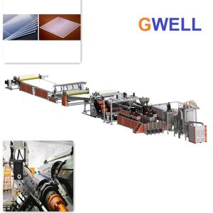 Wholesale PMMA Sheet Extrusion Line Acrylic Sheet Production Machine Single Screw Extruder from china suppliers