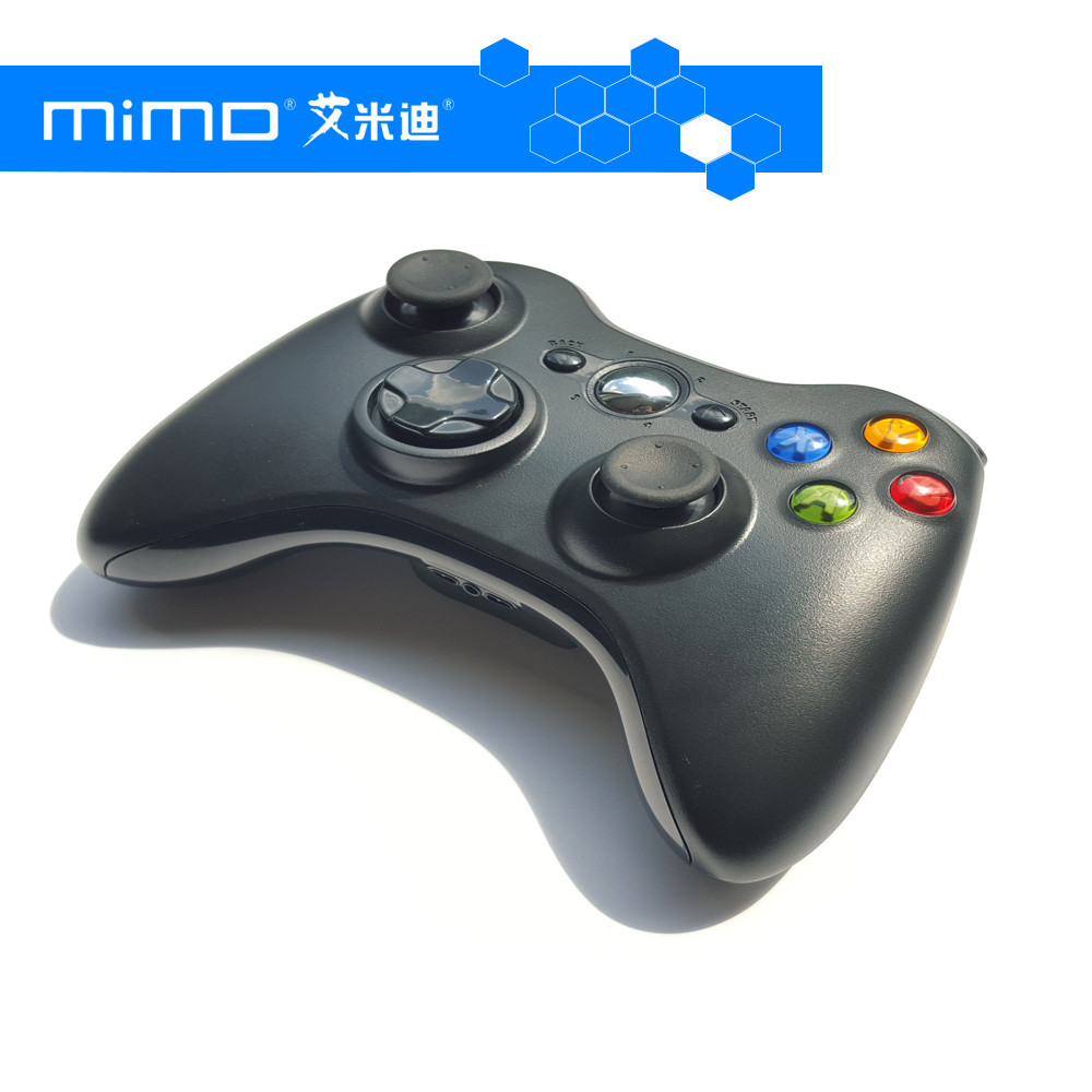 factory hot sell Game Pad for Xbox 360 Controller wireless black and white