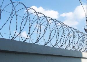 Wholesale Low Carbon Steel Razor Barbed Wire Concertina Coil Diameter 500mm Prevent Theft from china suppliers