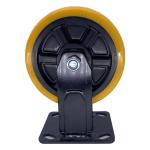 6 Inch Fixed Castor Wheel TPE Tread Wheel Casters Heavy Duty Castors