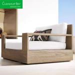 Outdoor Furniture Luxury Hotel Modern Waterproof Wooden Sofa Set for Patio