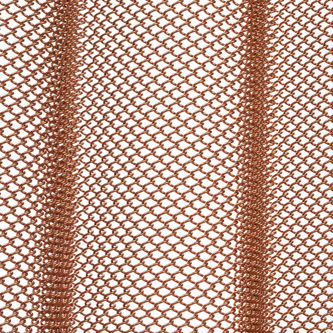 Heavy-duty Metal Wire Mesh Curtains For Fireplace Screen Systems