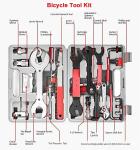 Bike Repair Tool Kit - 16 in 1 Bicycle Multitool Mountain Bike Tool Cycling