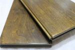 dark stained hardwood flooring - asian maple