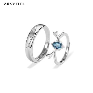 Wholesale 4.13mm 1.68g Sterling Silver Jewelry Rings S990 Fiancée Silver Zircon Classic Ring from china suppliers