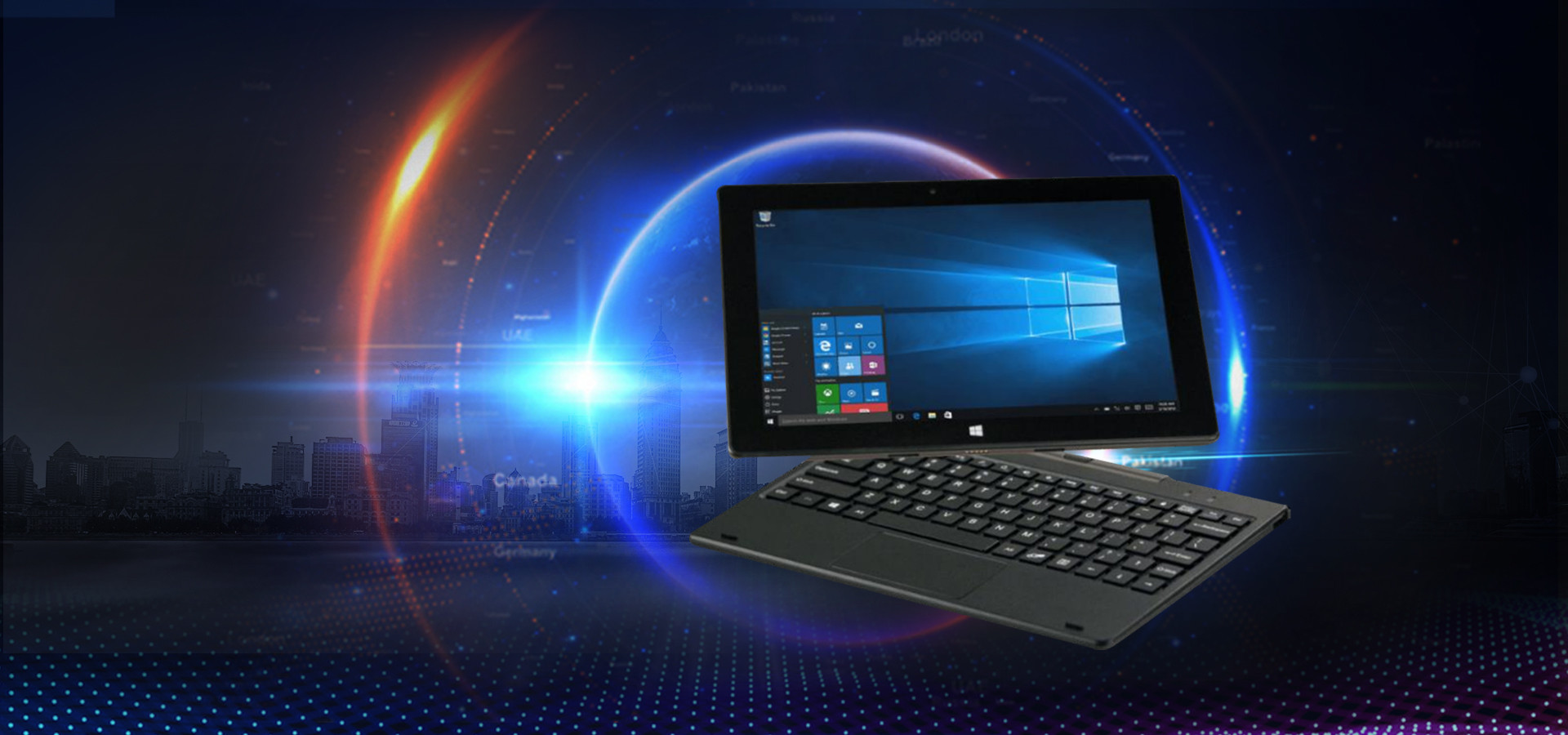 Entry Level 10.1 Inch Windows ​Laptop Detachable Keyboard 2 USB2.0