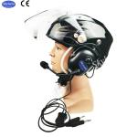 Black Aviation helmet high quality aircraft helmet light fly helmet for sale