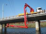 Dongfeng 6x4 16m Bucket Bridge Inspection Equipment , Detection Operating