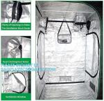 Grow Tent, Growing Room, 600D Mylar Highly Reflective Aluminum Hydroponic Plant