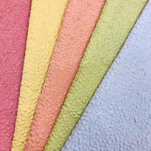 Wholesale Seersucker Embossing 57 inch Polyester Jacquard Fabric For Dress Abrasion Resistant from china suppliers